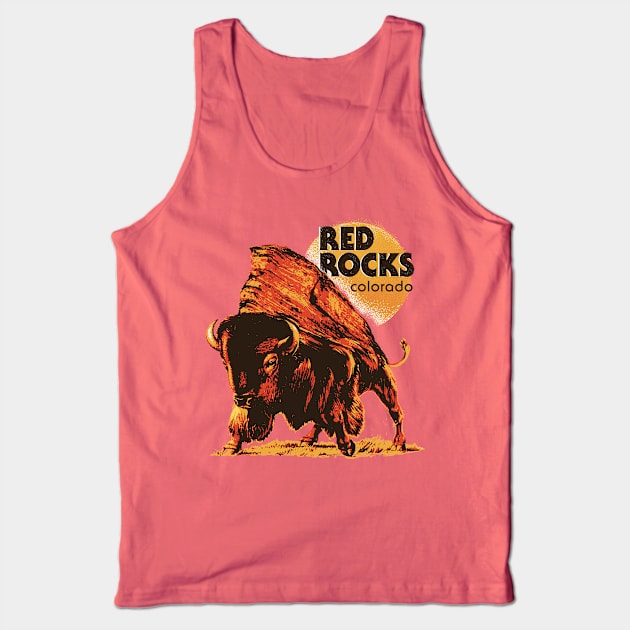 Red Rocks Tank Top by JakeReeder11